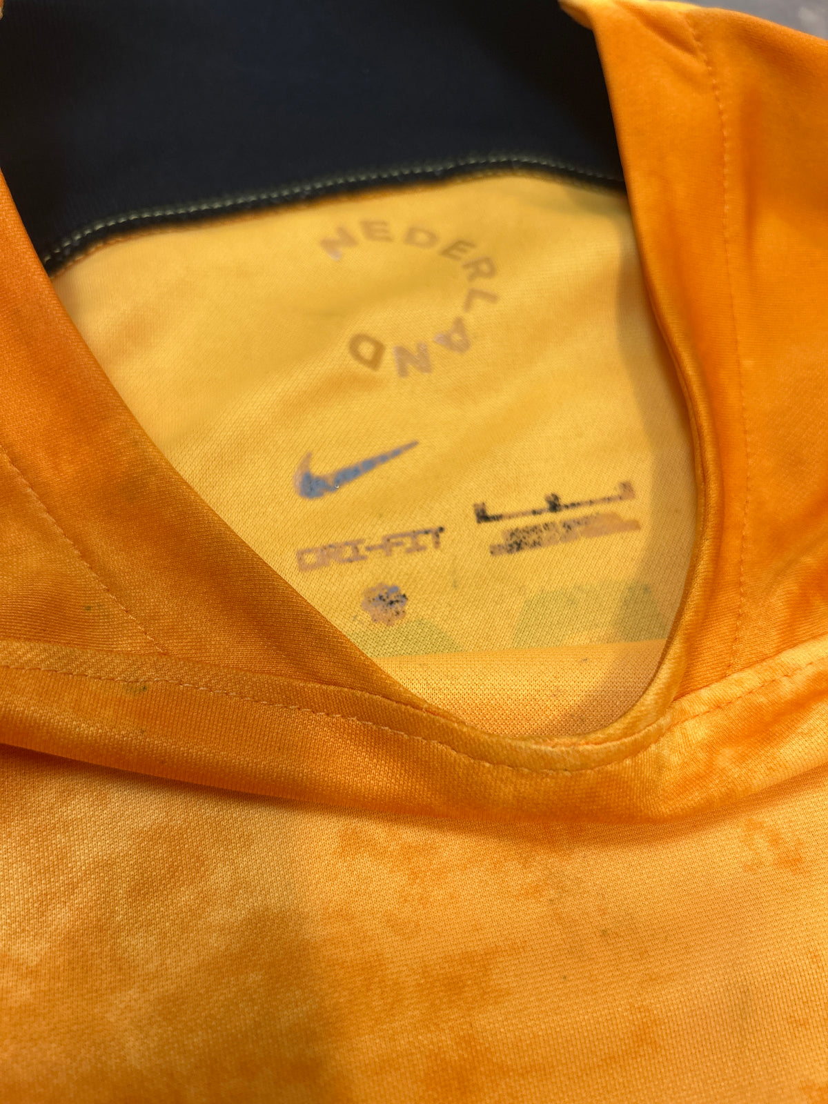 Authentic Virgil #4 Netherlands 2022-23 Home Football