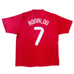 Maillot de football authentique Ronaldo #7 Manchester United Domicile 2007-09
