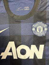 Authentic #17 Nani Manchester United 2013-2014 away Football