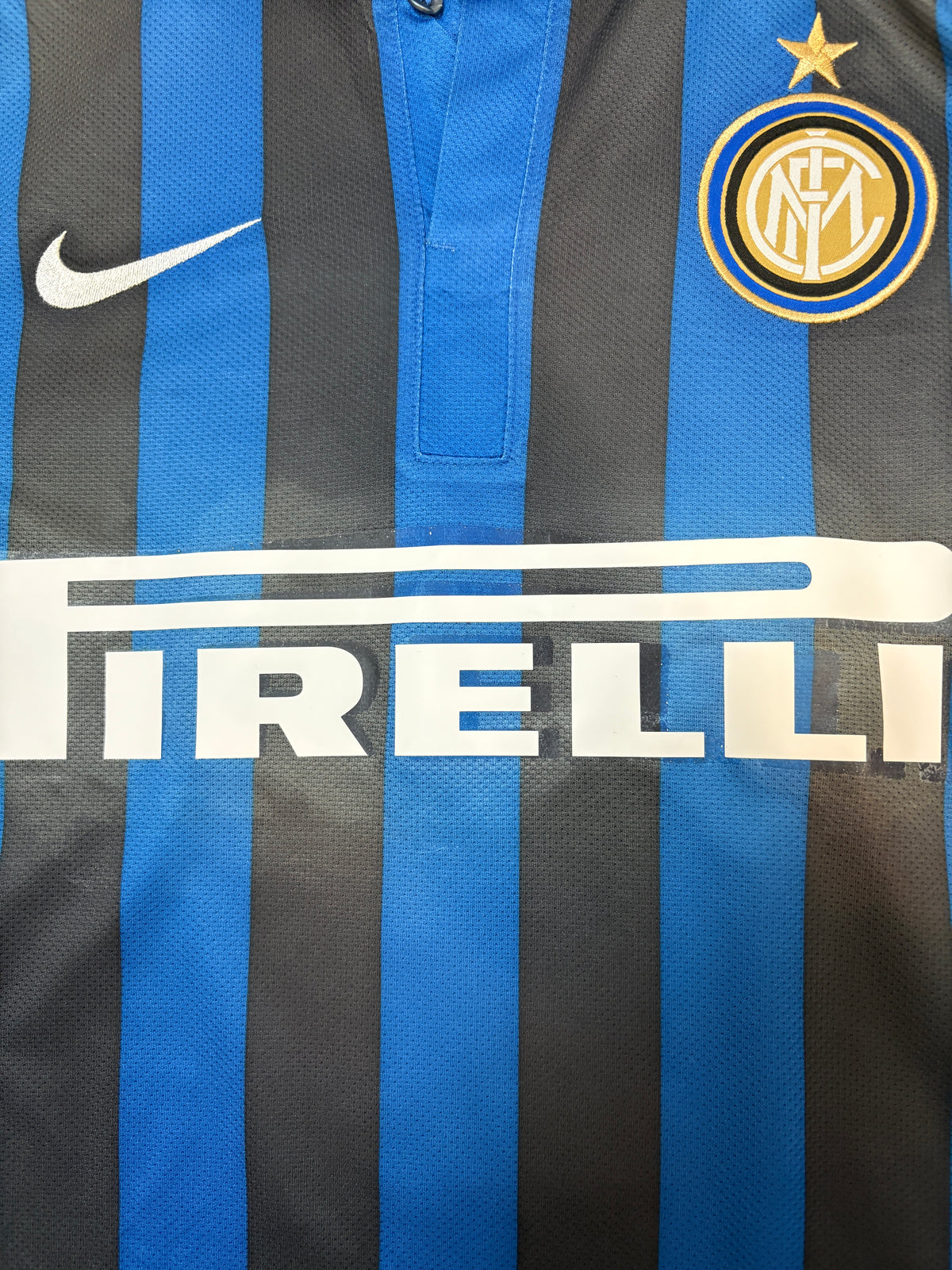 Authentic Eto’o #9 InterMilan 2011-2012 home Football