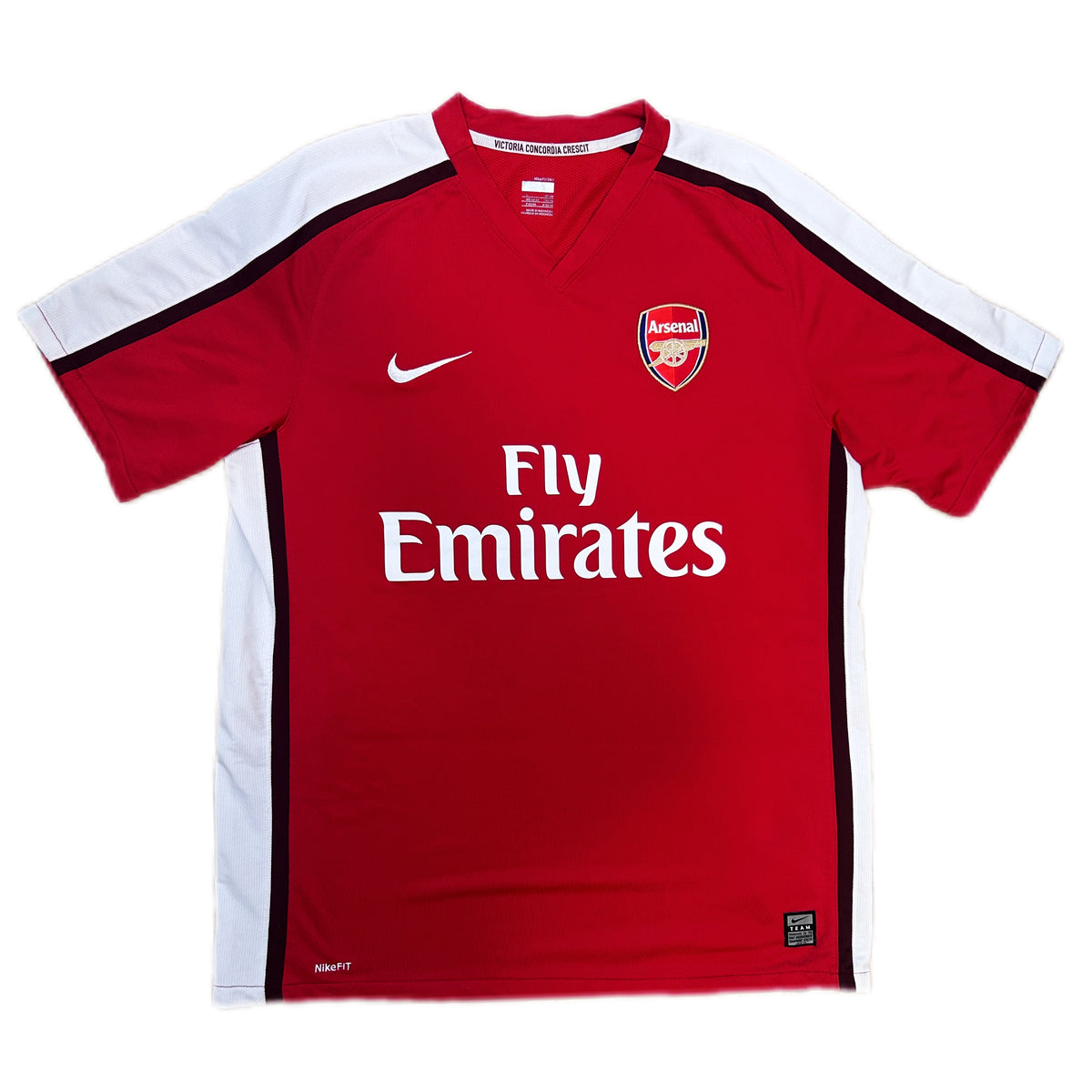Authentic Nasri #8 Arsenal 2008-10 Home Football