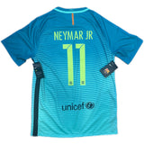 Authentic Neymar #11 FC Barcelona 2016/17 Third Football