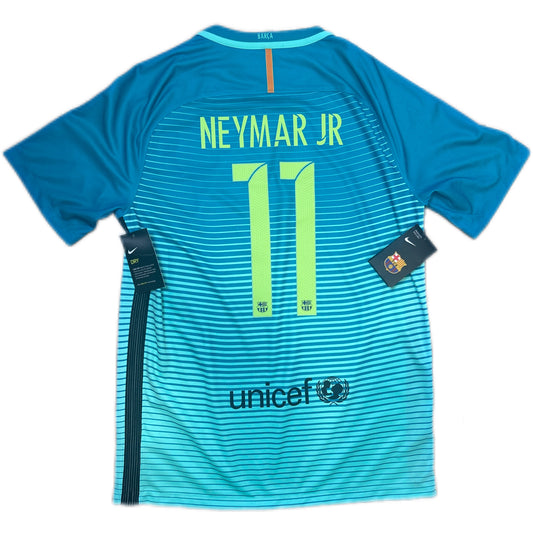 Authentic Neymar #11 FC Barcelona 2016/17 Third Football