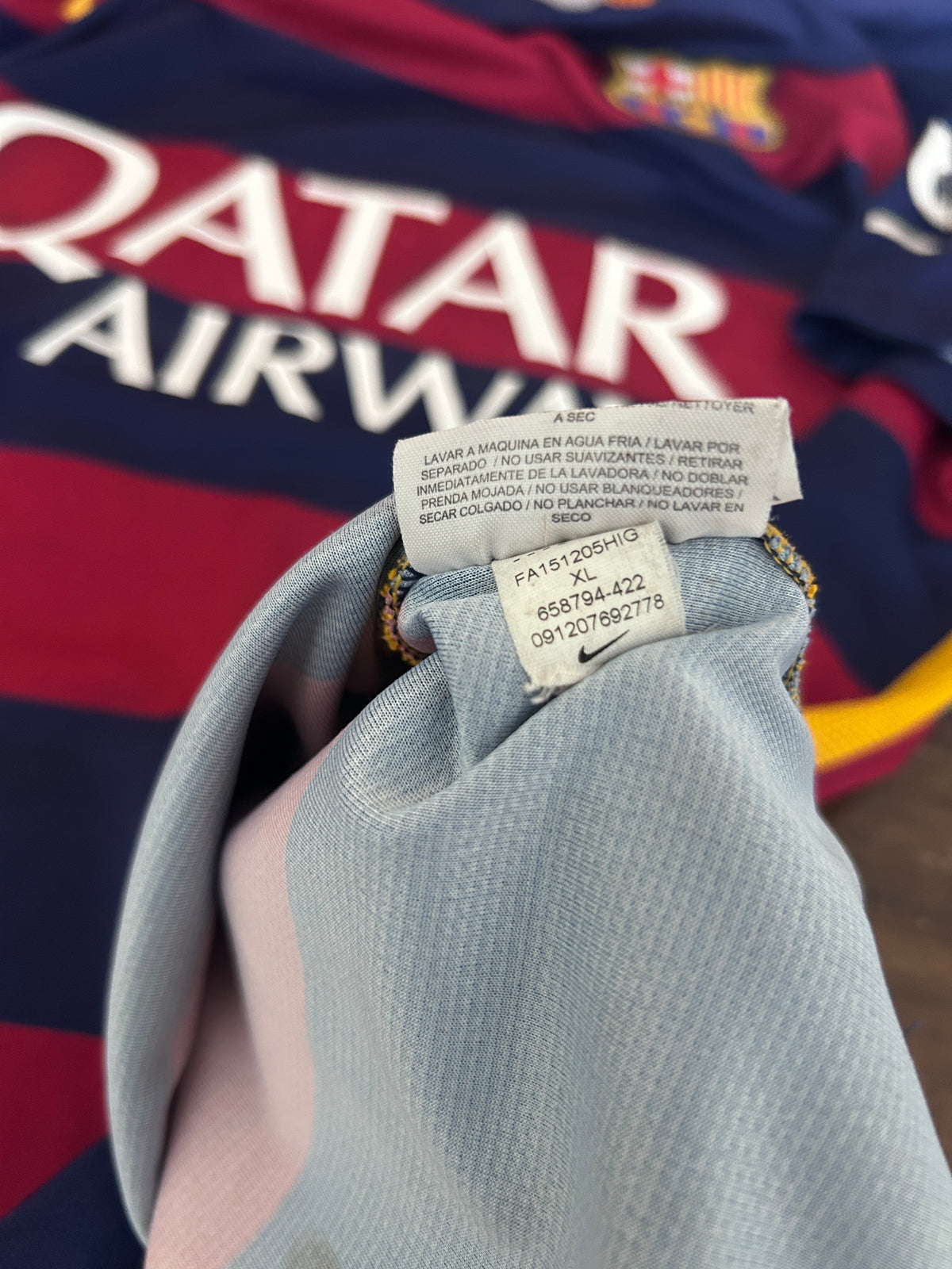 Authentic Messi #10 Barcelona 2015-16 Home