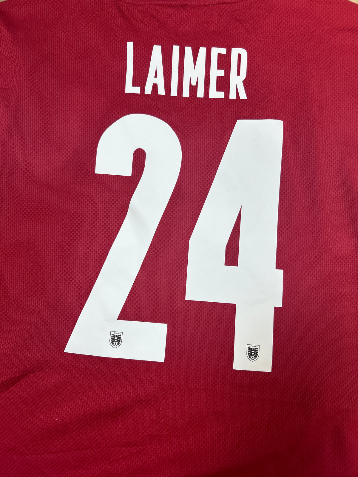 Authentic Laimer #24 Austria 2021/22 Home Football