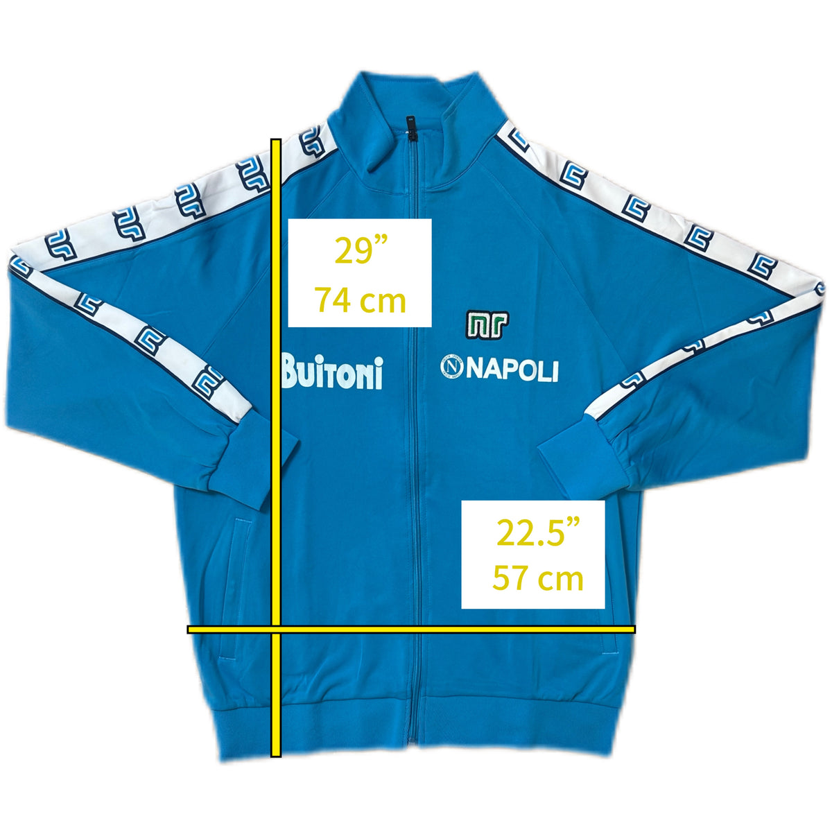 Vintage Napoli 1987-88 Training Jacket Football