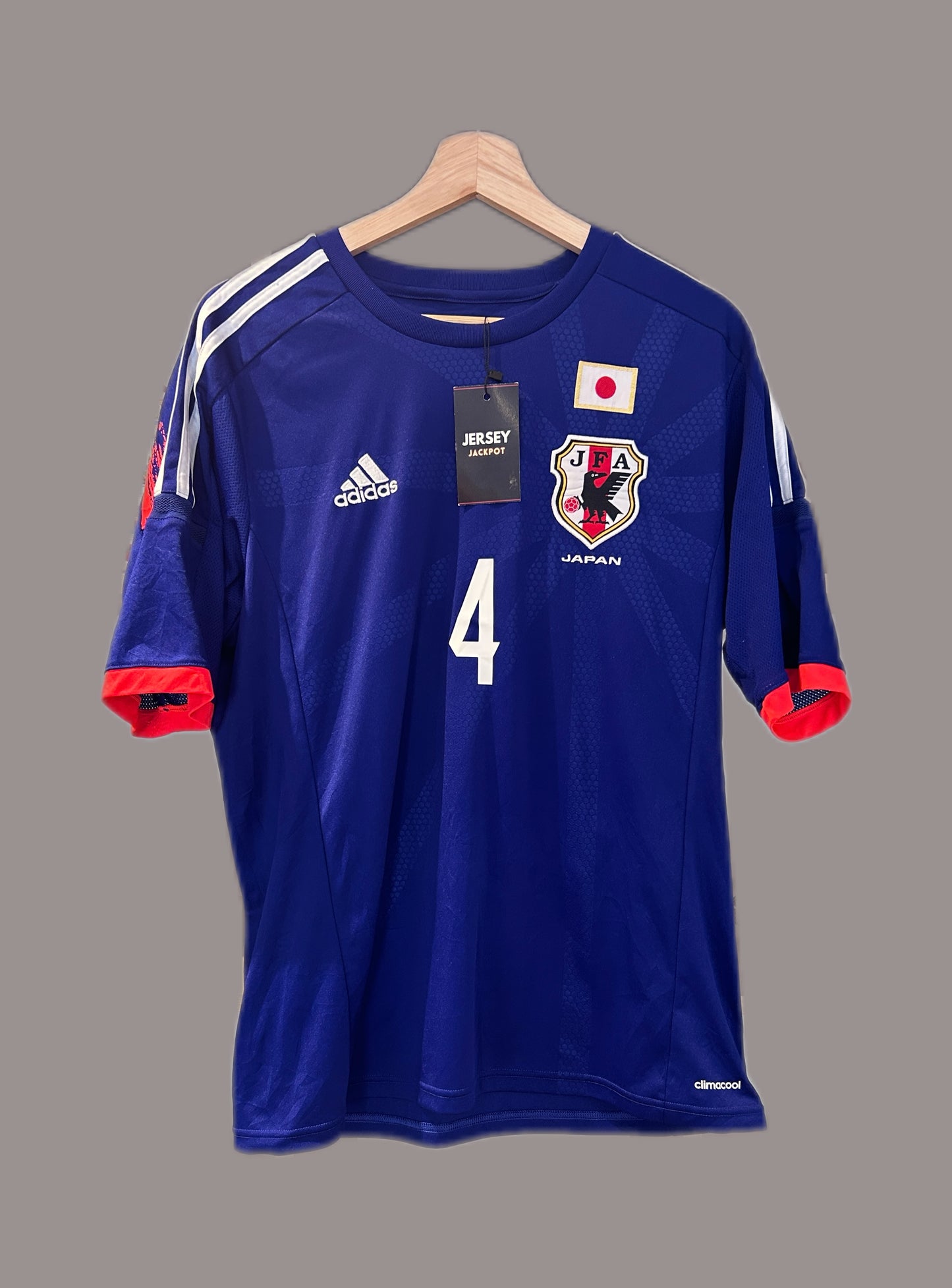 Authentic Honda #4 Japan 2014/15 Home Football T-Shirt