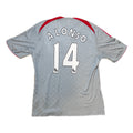 Authentic Alonso #14 Liverpool 2008-09 Away Football