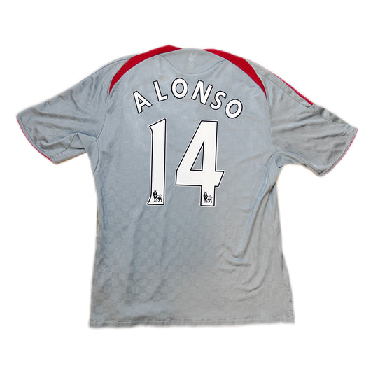 Authentic Alonso #14 Liverpool 2008-09 Away Football