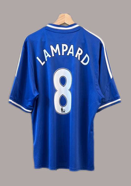 Vintage #8 Lampard Adidas Chelsea 2013/14 home Football jersey