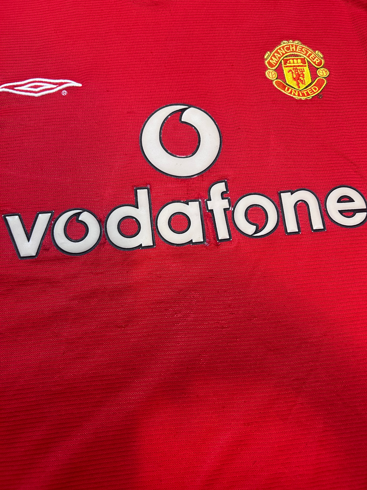 Authentic Beckham #7 Manchester United 2000-01 Home Football