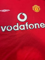 Authentic Beckham #7 Manchester United 2000-01 Home Football