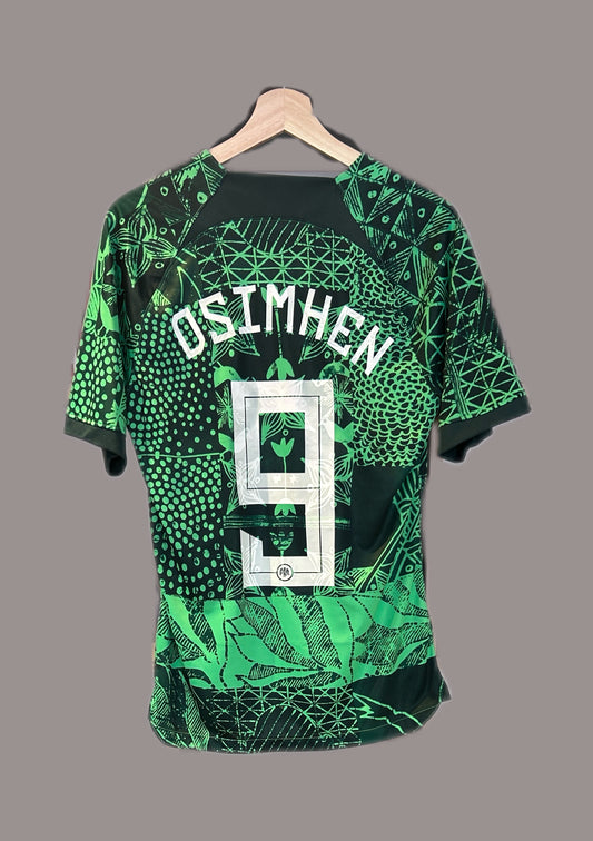 Vintage Osimhen #9 Nigeria National Team 2022/23 Home Football Jersey