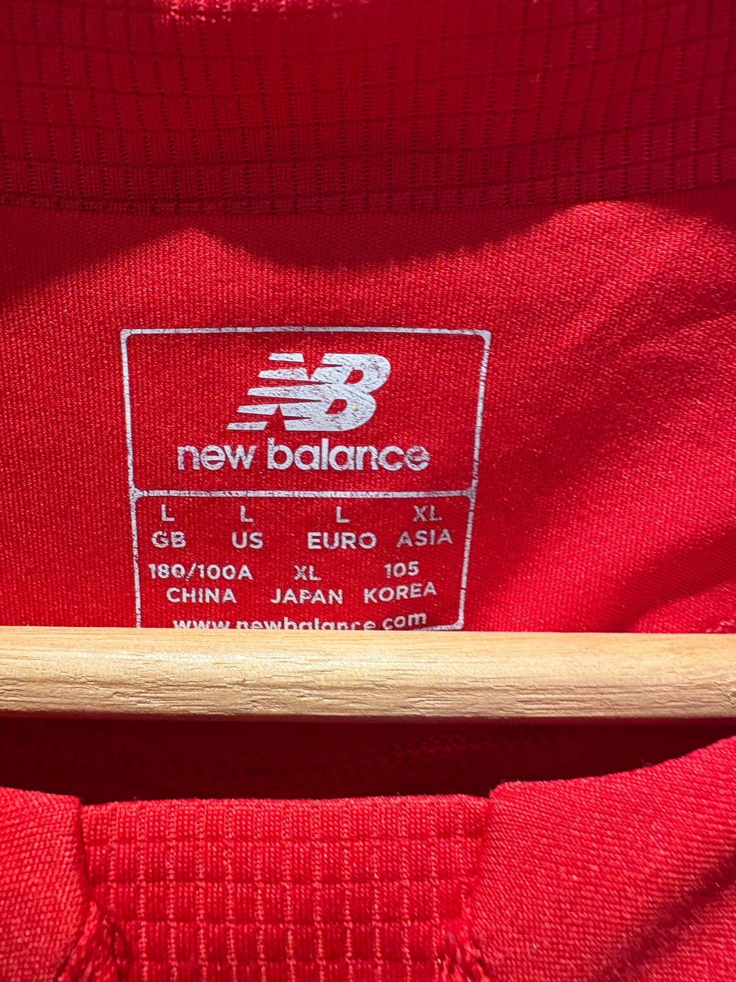 Vintage #15 Sturridge New Balance Liverpool FC 2015-2016 home football shirt