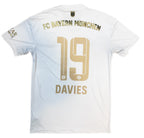 Maillot de football extérieur authentique Davies #19 Bayern Munich 2022-23