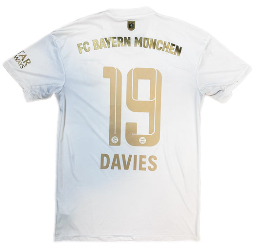 Authentic Davies #19 Bayern Munich 2022-23 Away Football