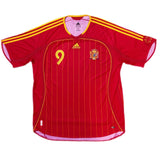 Authentic F.Torres #9 Spain 2006-08 Home Football