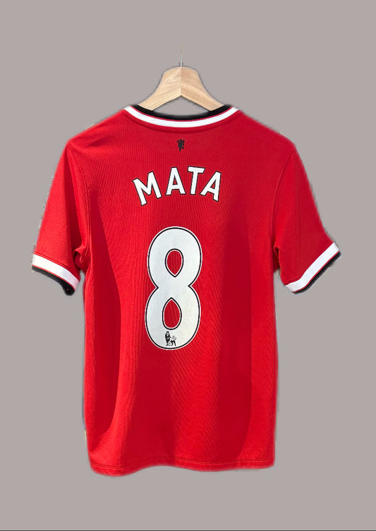 Authentic #8 Mata Nike Manchester United 2014/15 Home football shirt