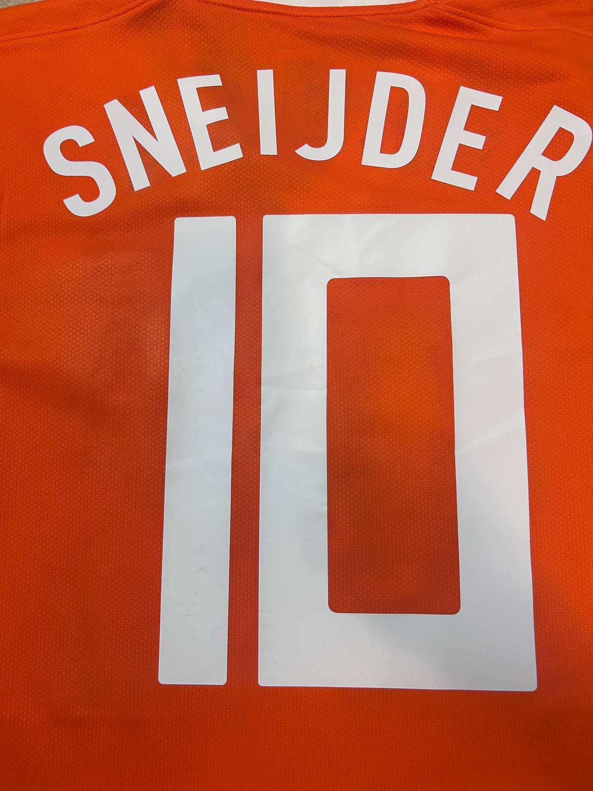 Authentic Sneijder #10 Netherlands 2008-10 Home Football