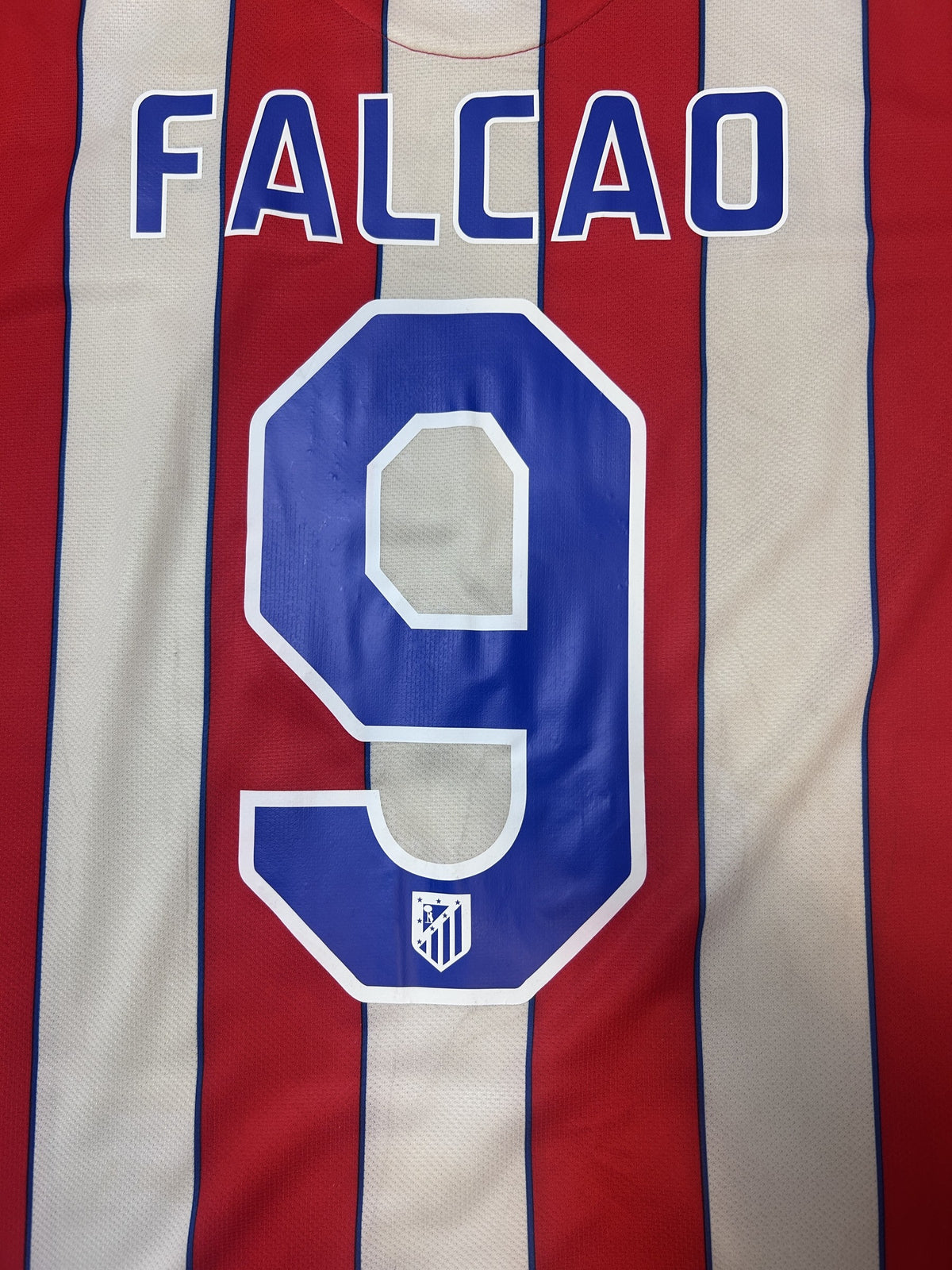 FALCAO 9 name and number close-up
