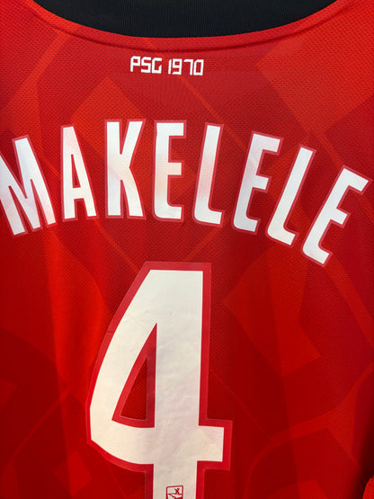 Authentic #4 Makelele PSG 1970-2010 40TH Anniversary Third Soccer Jersey