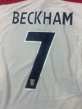Authentic Beckham #7 England 2003-05 Home Football