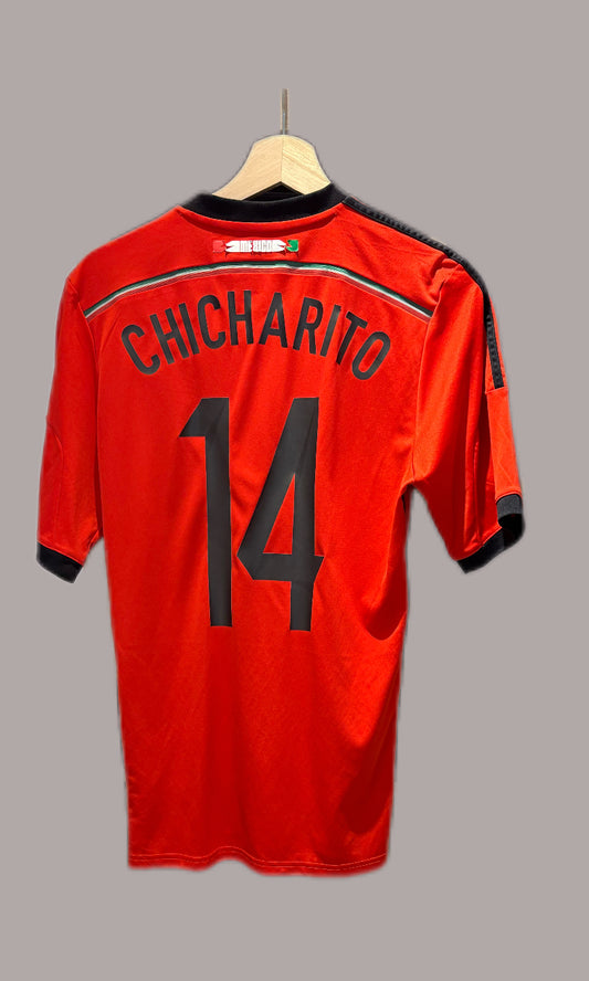 Vintage #14 Chicharito Adidas Mexico 2014 World Cup Away Jersey