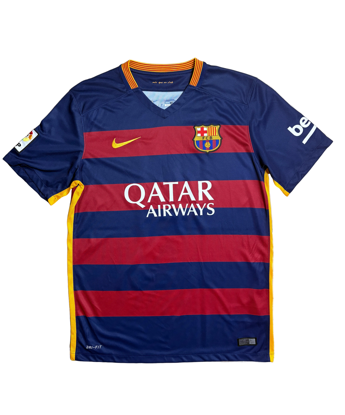 Authentic #11 Neymar Barcelona 2015/16 home Football