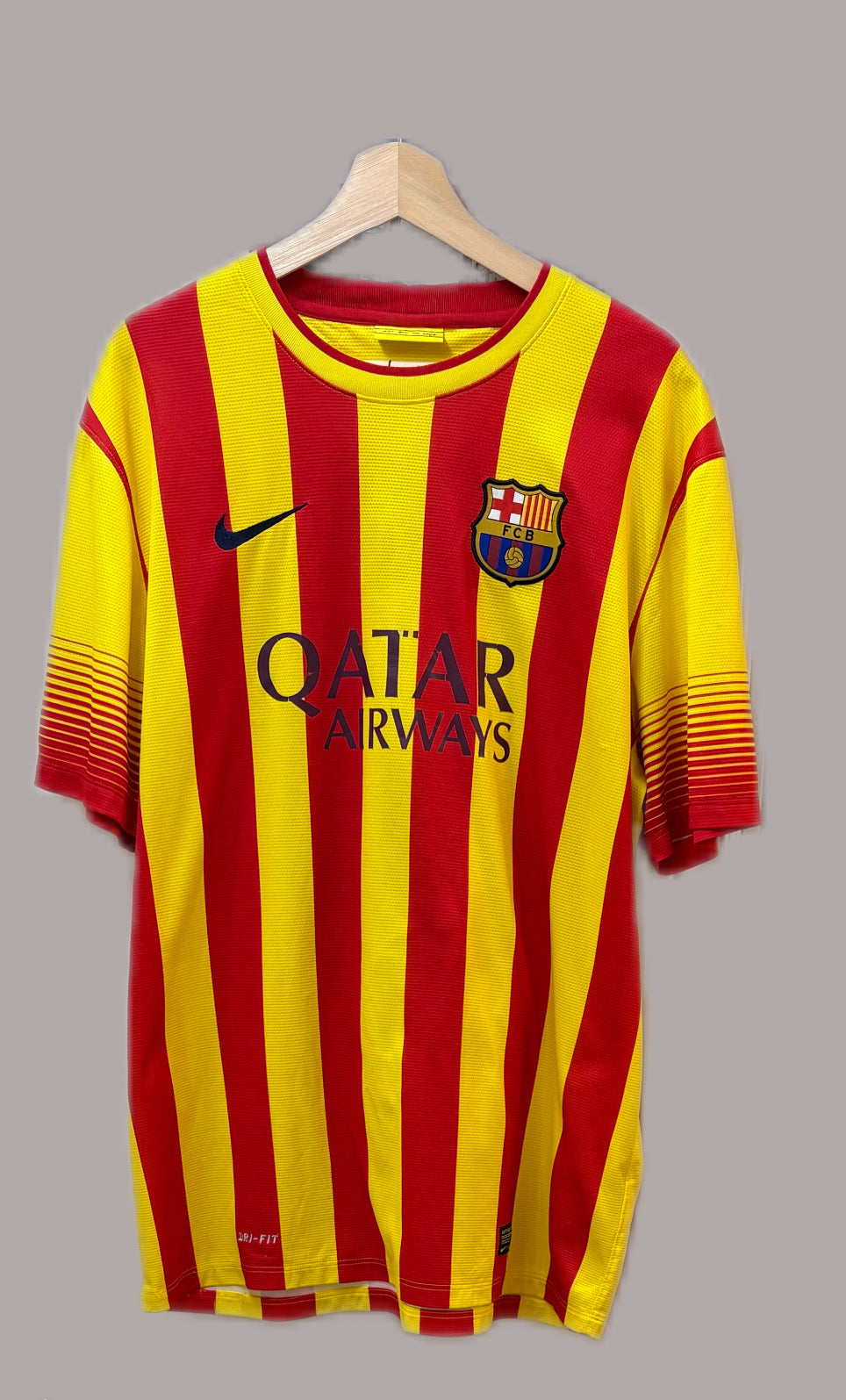 Vintage #10 Messi Nike FC Barcelona 2013-14 away football jersey