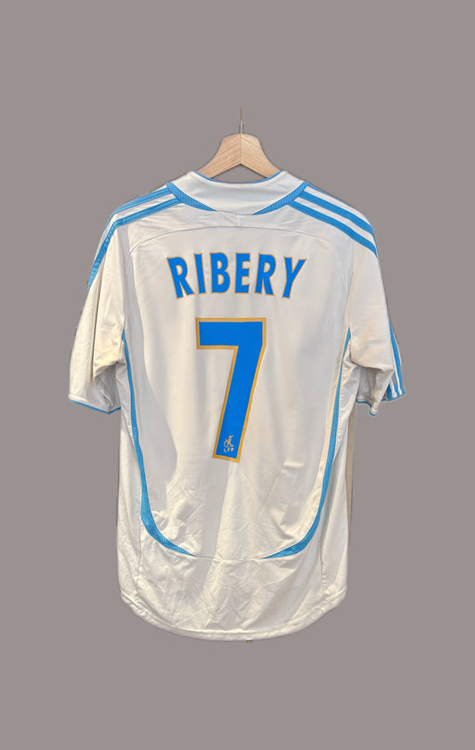 Authentic Ribery #7 Olympique Marseille 2006/07 Home Football T-Shirt
