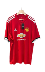 Authentic Lukaku #9 Manchester United 2017/18 Home Football