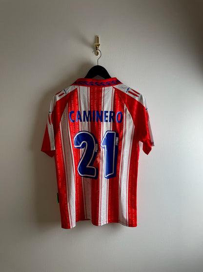 Vintage Caminero Atletico Madrid 1995/96 Home Shirt