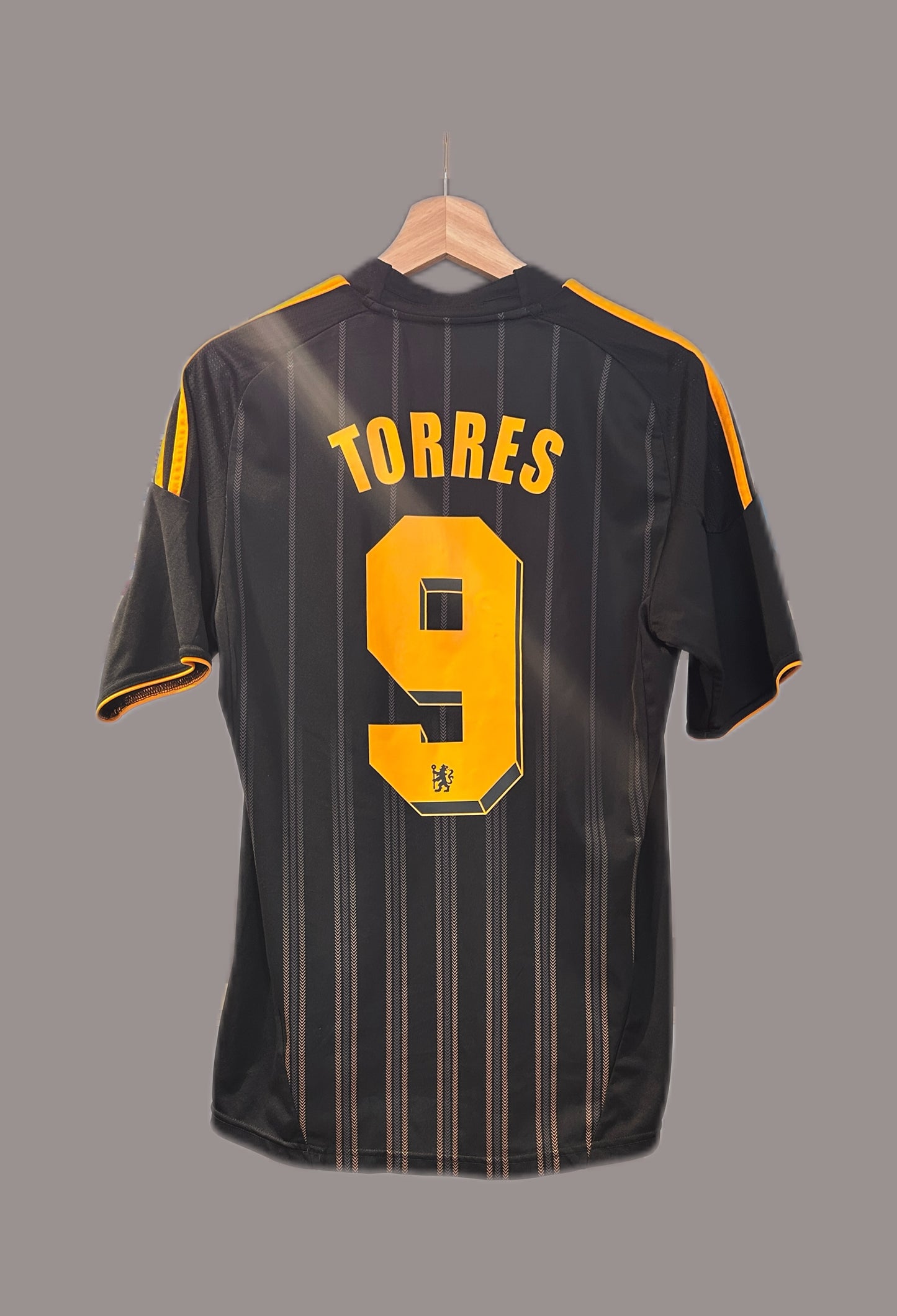Authentic Torres #9 Chelsea 2010-11 Away Football T-Shirt