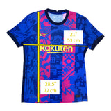 Authentic Dani Alves #8 Barcelona 2021-22 Third Football
