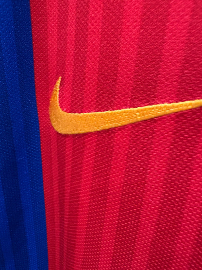 Vintage #11 Neymar JR Nike FC Barcelona 2016-17 home football jersey