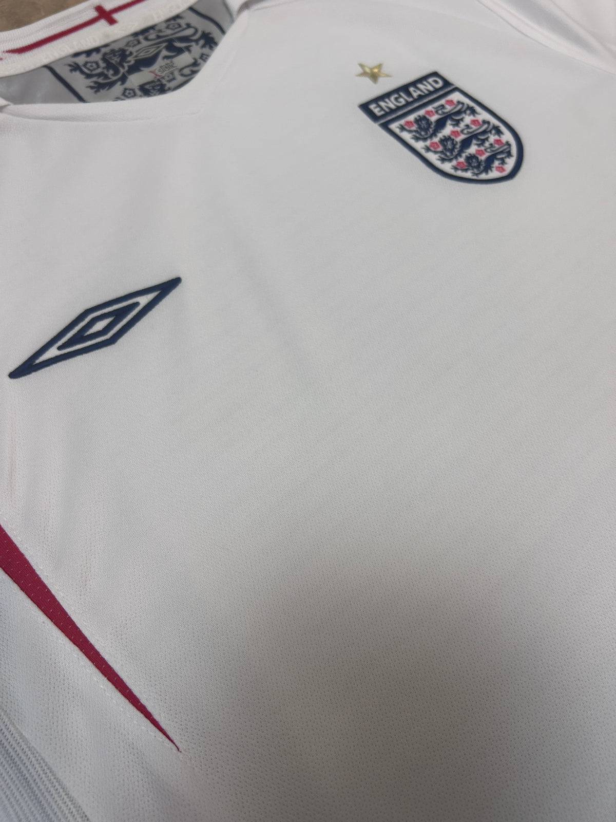Authentic England 2005-07 Home Football
