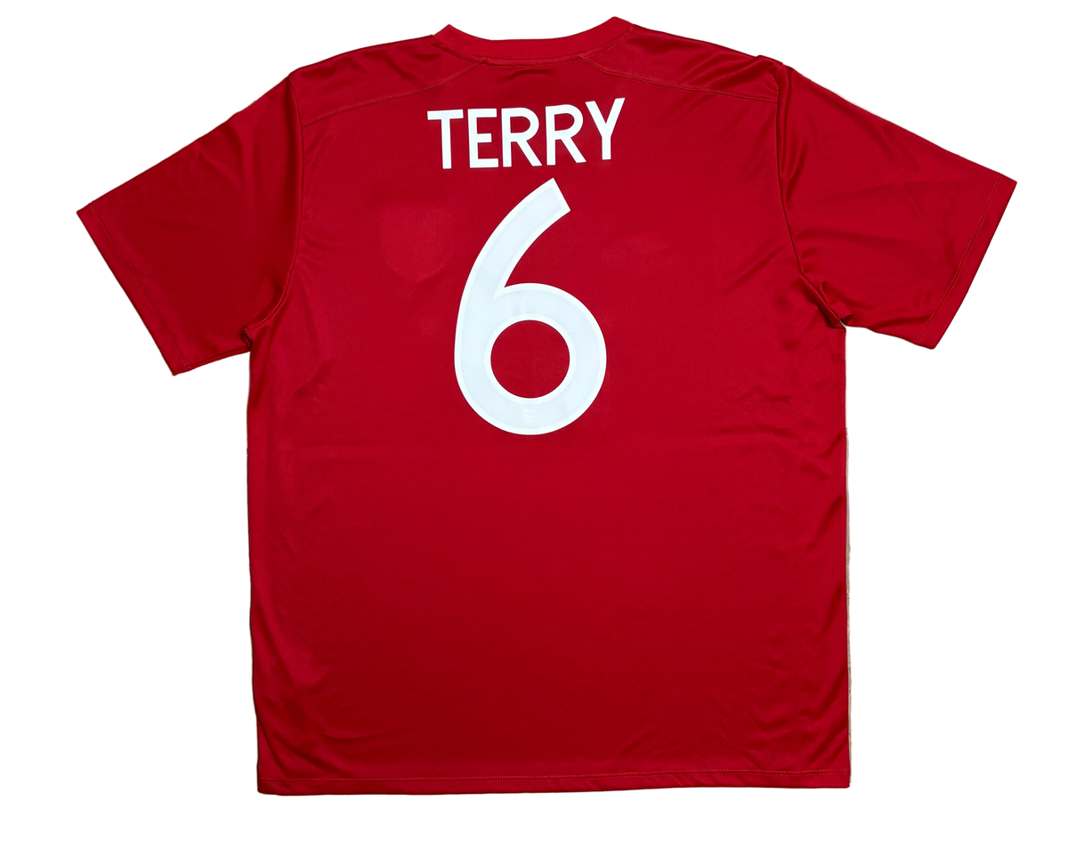 Authentic Terry #6 England 2010-11 Away Football
