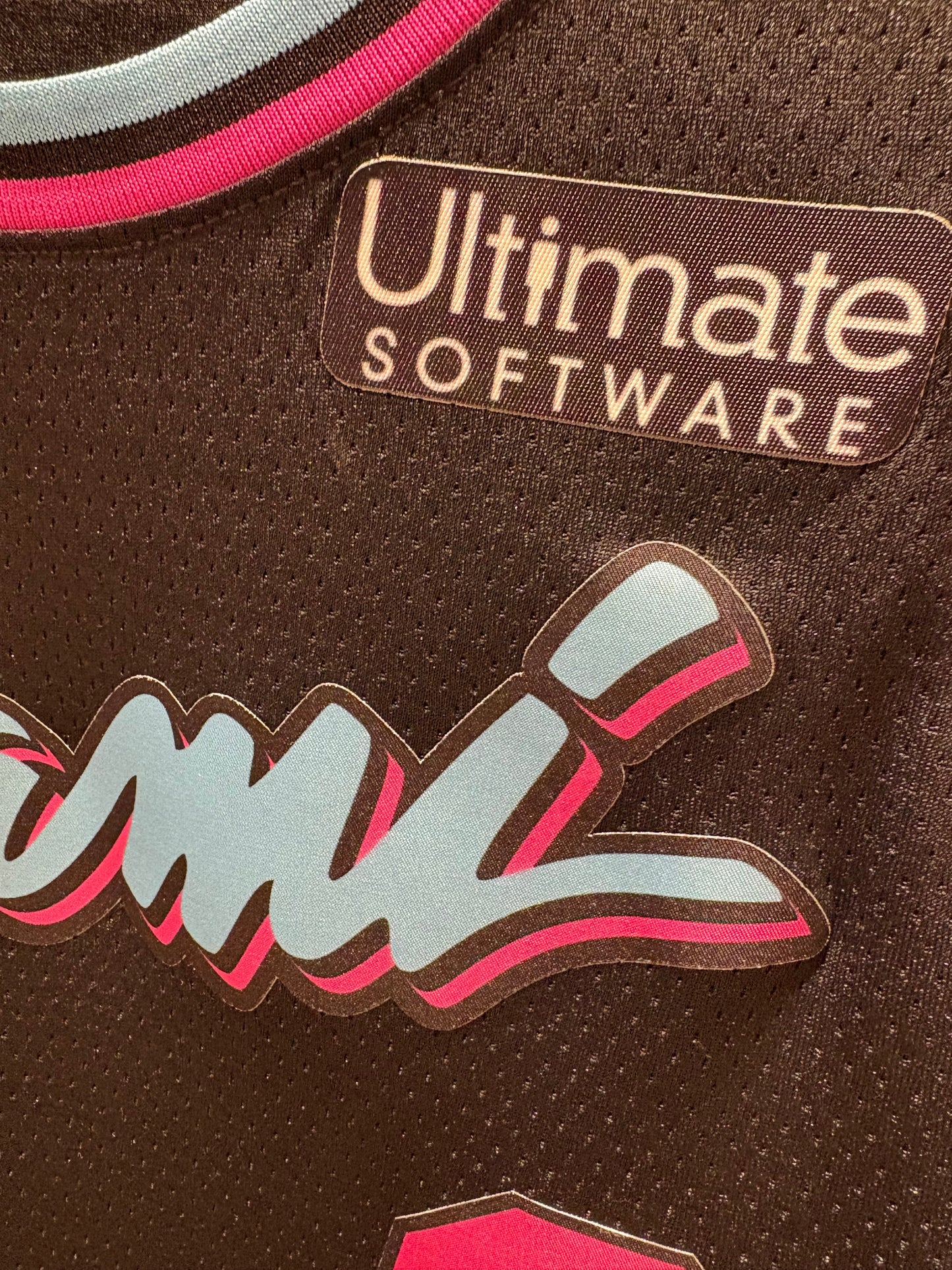 Vintage Dwyane Wade Miami Heat Nike City Edition "Miami Vice" Basketball Jersey