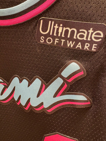 Vintage Dwyane Wade Miami Heat Nike City Edition "Miami Vice" Basketball Jersey