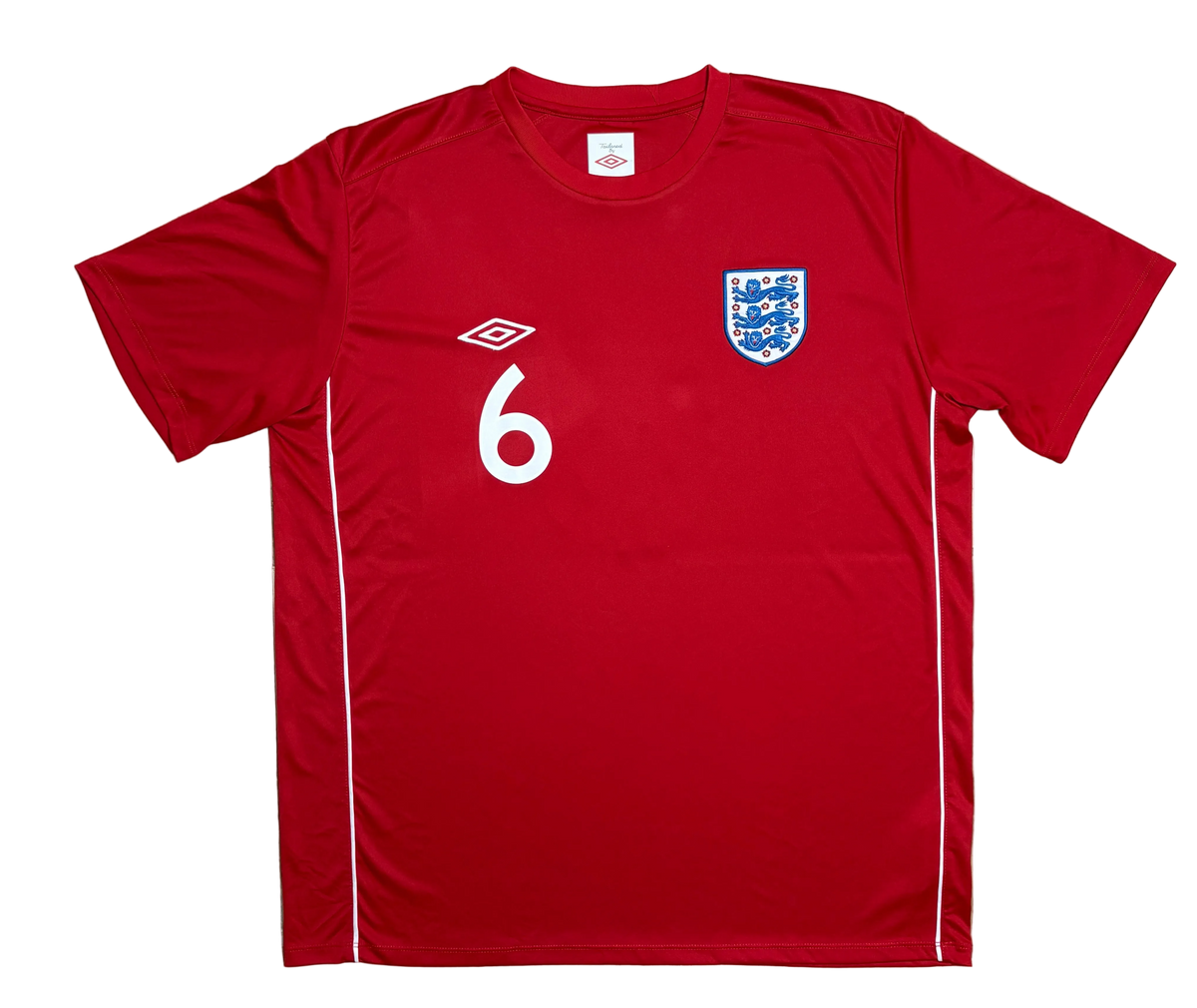 Authentic Terry #6 England 2010-11 Away Football