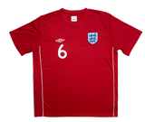 Authentic Terry #6 England 2010-11 Away Football