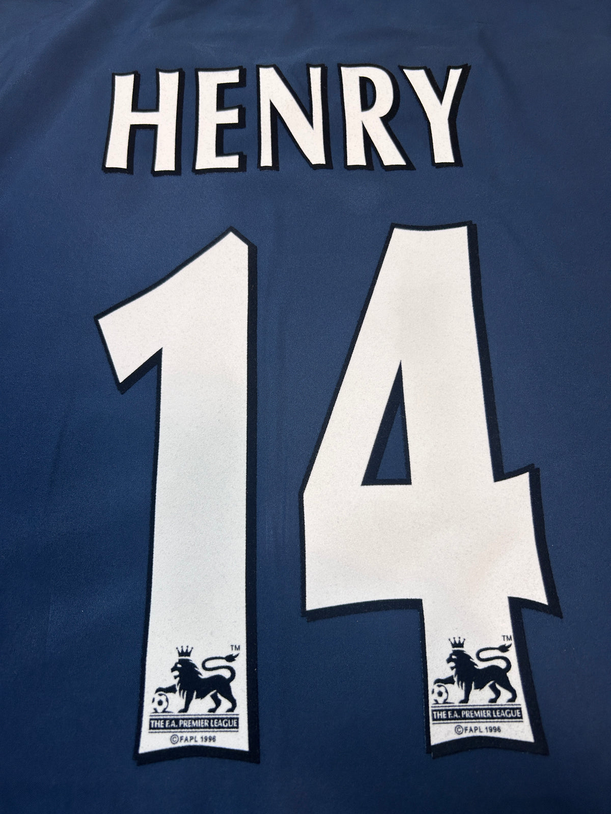 Authentic Henry #14 Arsenal 2002-04  Away Football