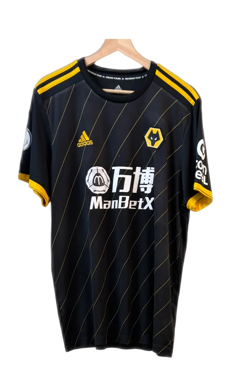Authentic Diogo J. #18 Wolves 2019-2020 Away Football