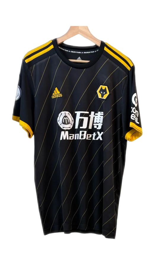 Authentic Diogo J. #18 Wolves 2019-2020 Away Football