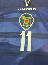 Authentic Collins #11 Scotland 1998-00 Home Football