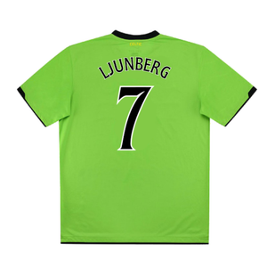 Authentique maillot de football extérieur Ljunberg Celtic 2010-11 #17