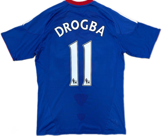 Authentic Drogba #11 Chelsea 2010-11 Home football