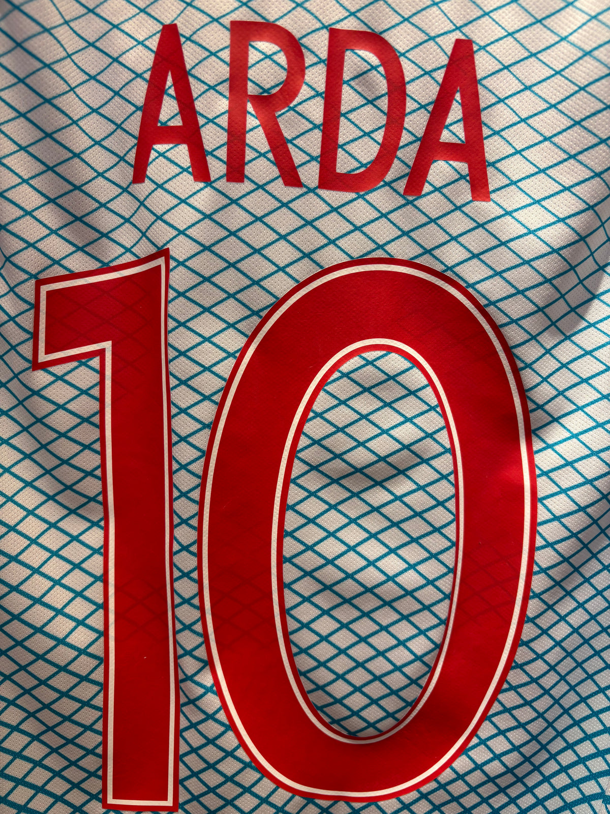 Authentic Arda #10 Turkey 2016 Away Football