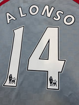 Authentic Alonso #14 Liverpool 2008-09 Away Football