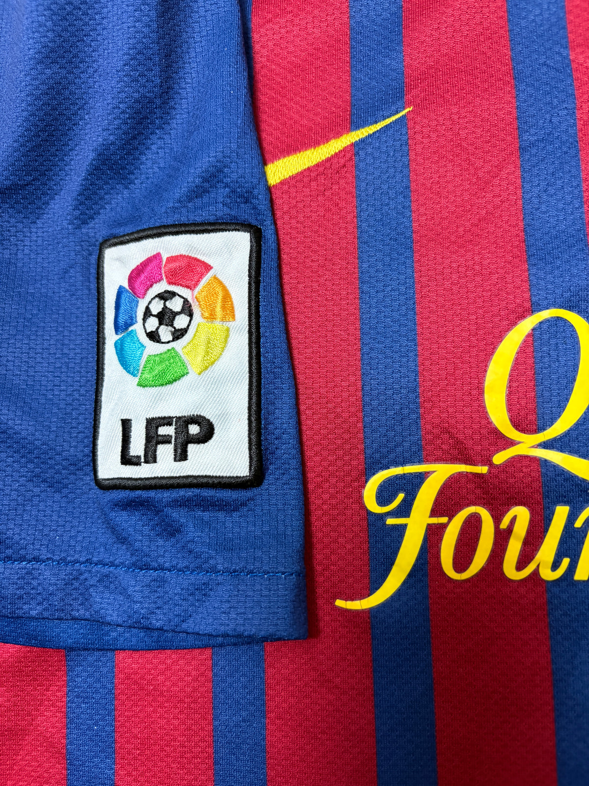 Authentic #10 Messi Barcelona 2011-12 Home Football